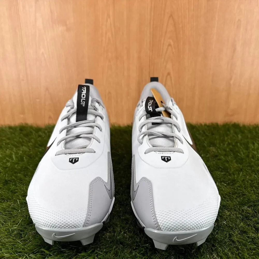 Nike Force Trout 9 Keystone Pure Platinum Baseball Cleats FB9728-004 Men's Sz 13